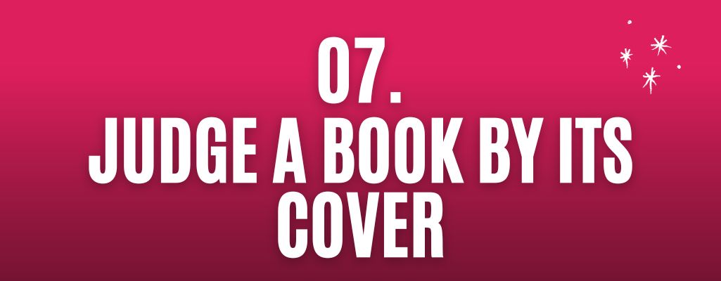 Judge a book by its cover