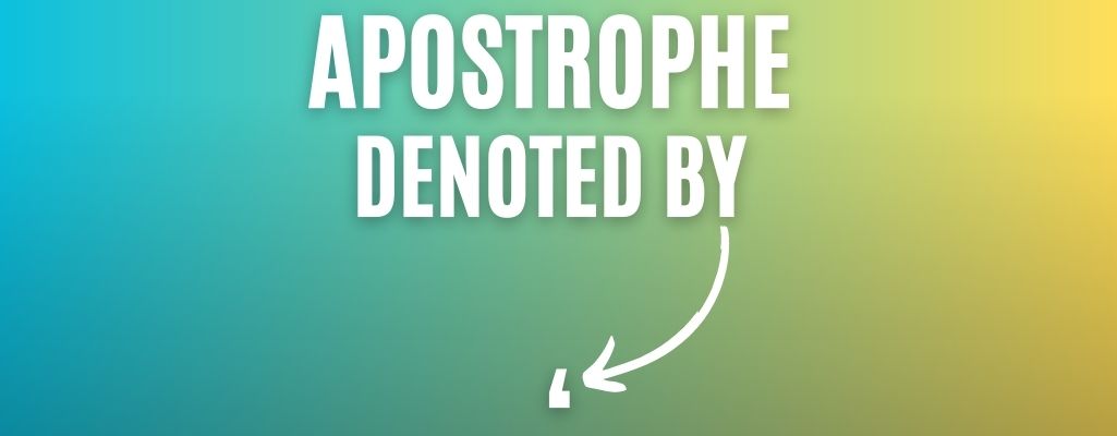 Apostrophe