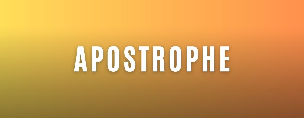 Apostrophe
